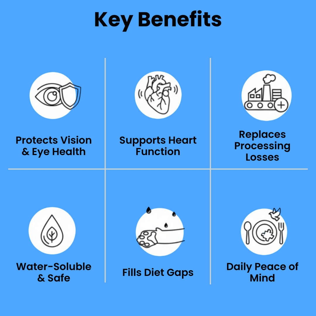Stop the Silent Deficiency Before You See the Signs with KittySupps™ Taurine Supplement